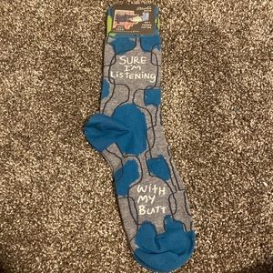 NWT blue Q socks